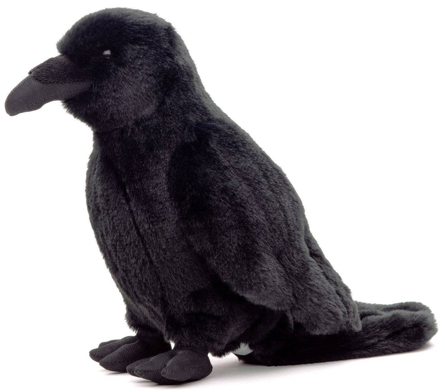 Corvo nero - 23 cm (altezza) - peluche