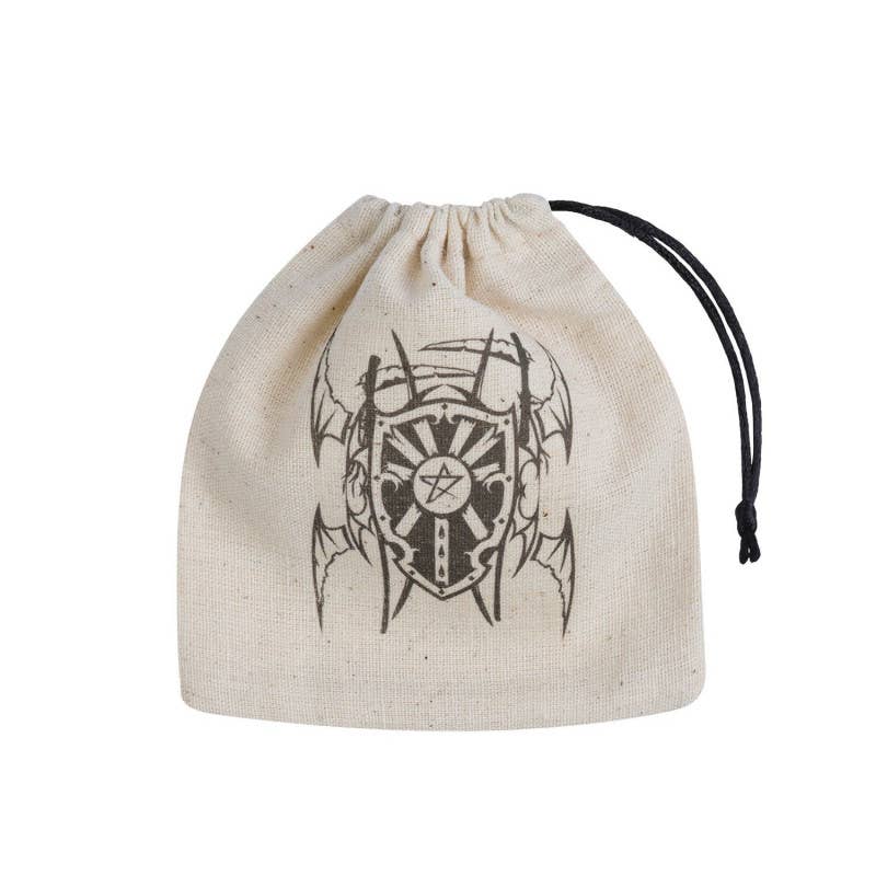 Borsa per dadi Vampire Basic beige e nera