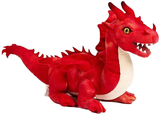Drago rosso - 40 cm (lunghezza) - peluche