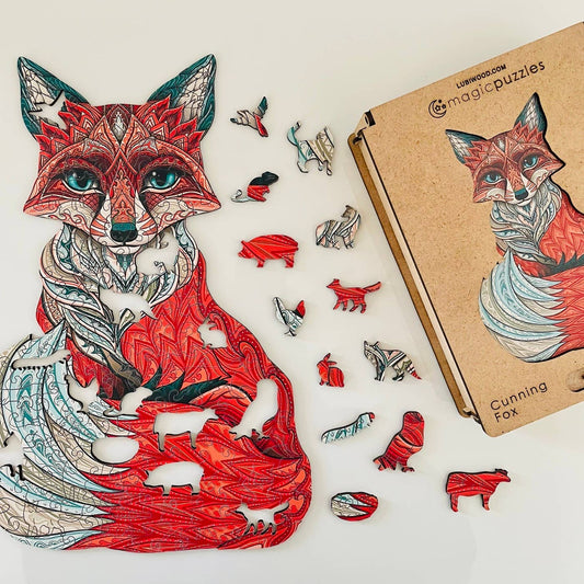 Scatola premium A3 Cunning Fox Jigsaw