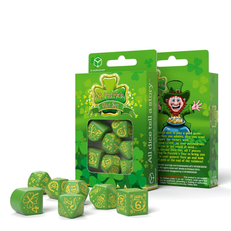 Set di dadi per San Patrizio The Lucky Charm