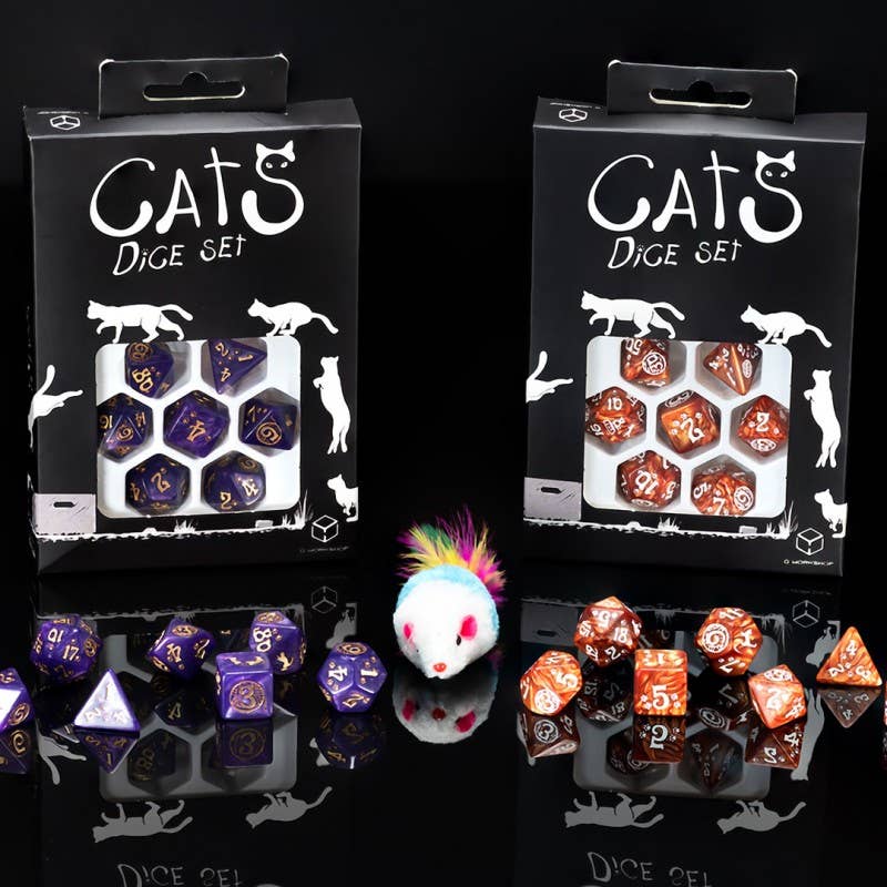 Set di dadi Cats Purrito