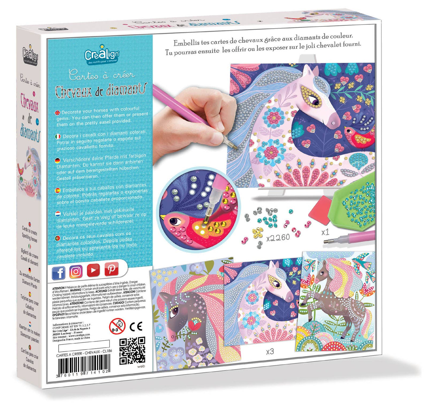 Carte per creare «Diamond Horses»