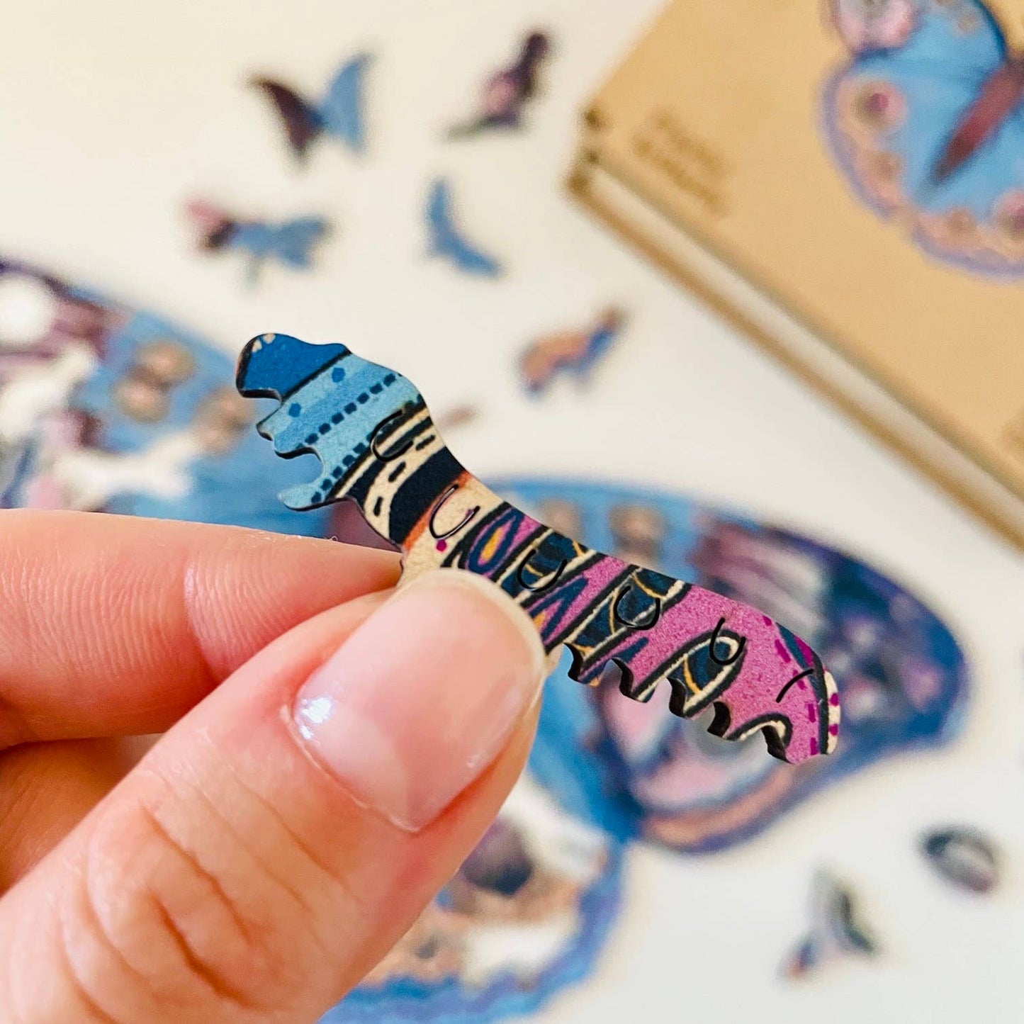 Playful Butterfly Jigsaw A4 Premium Box