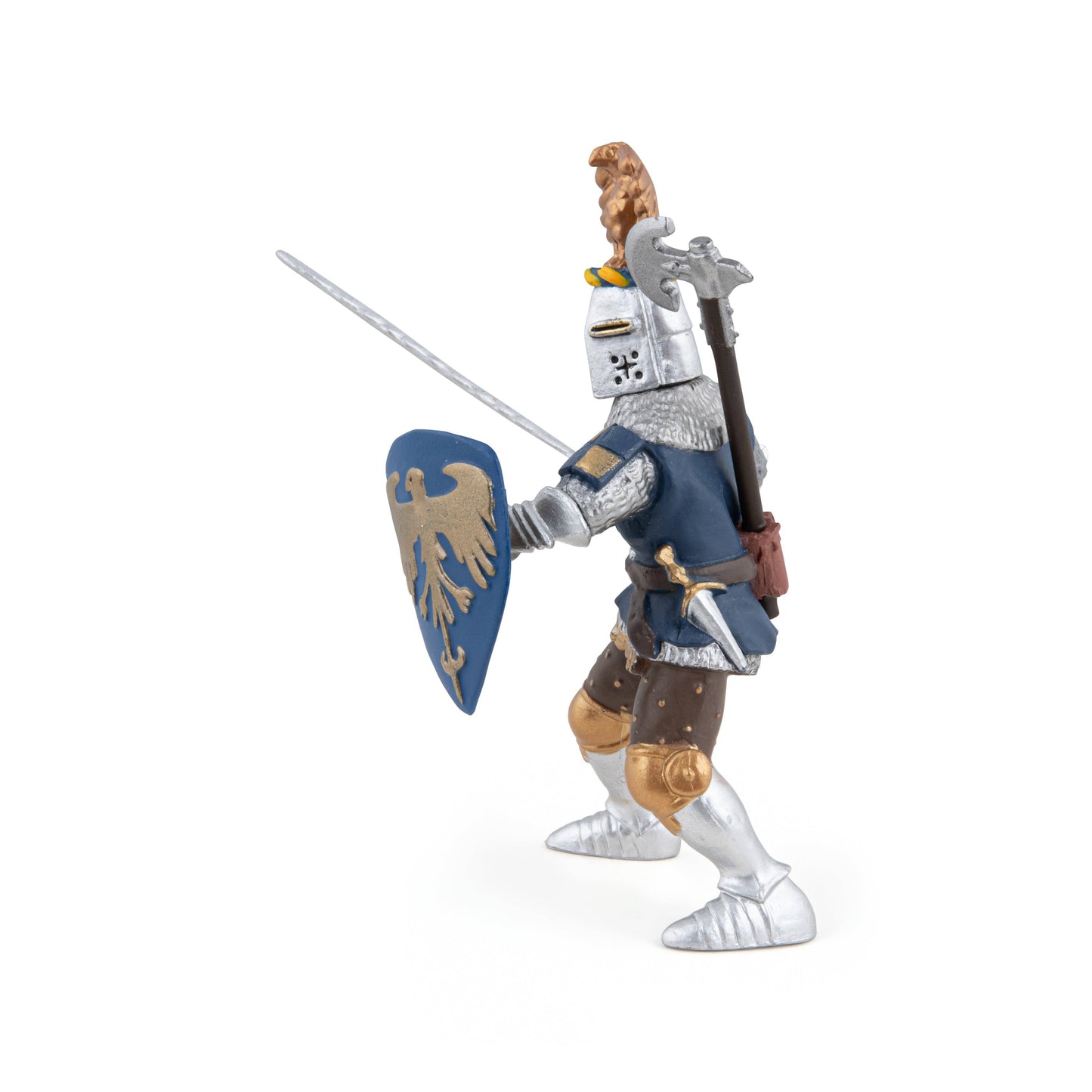 Figurina Cavaliere Blu con cimiero