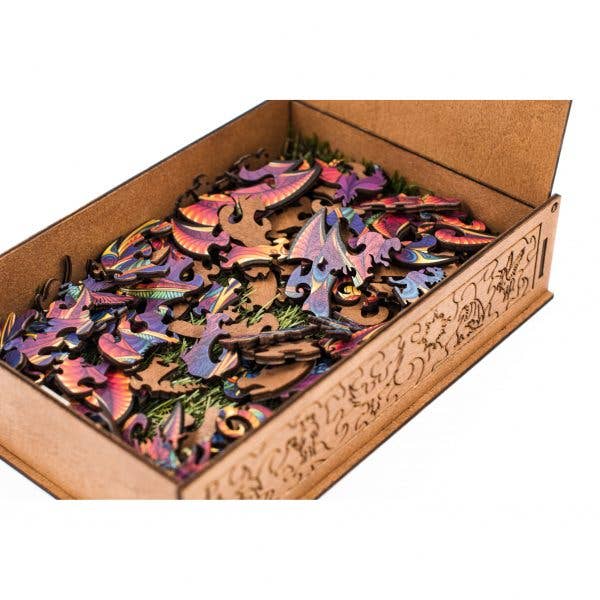 Puzzle in legno Fenix, taglia M, 130 pezzi, puzzle fantasy