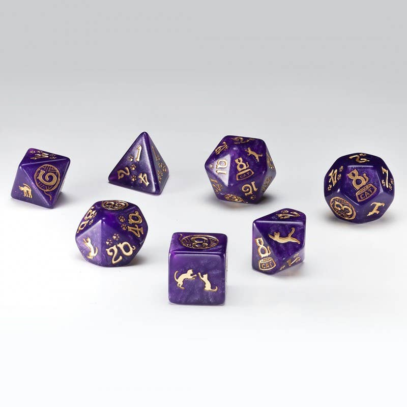 Set di dadi Cats Purrito