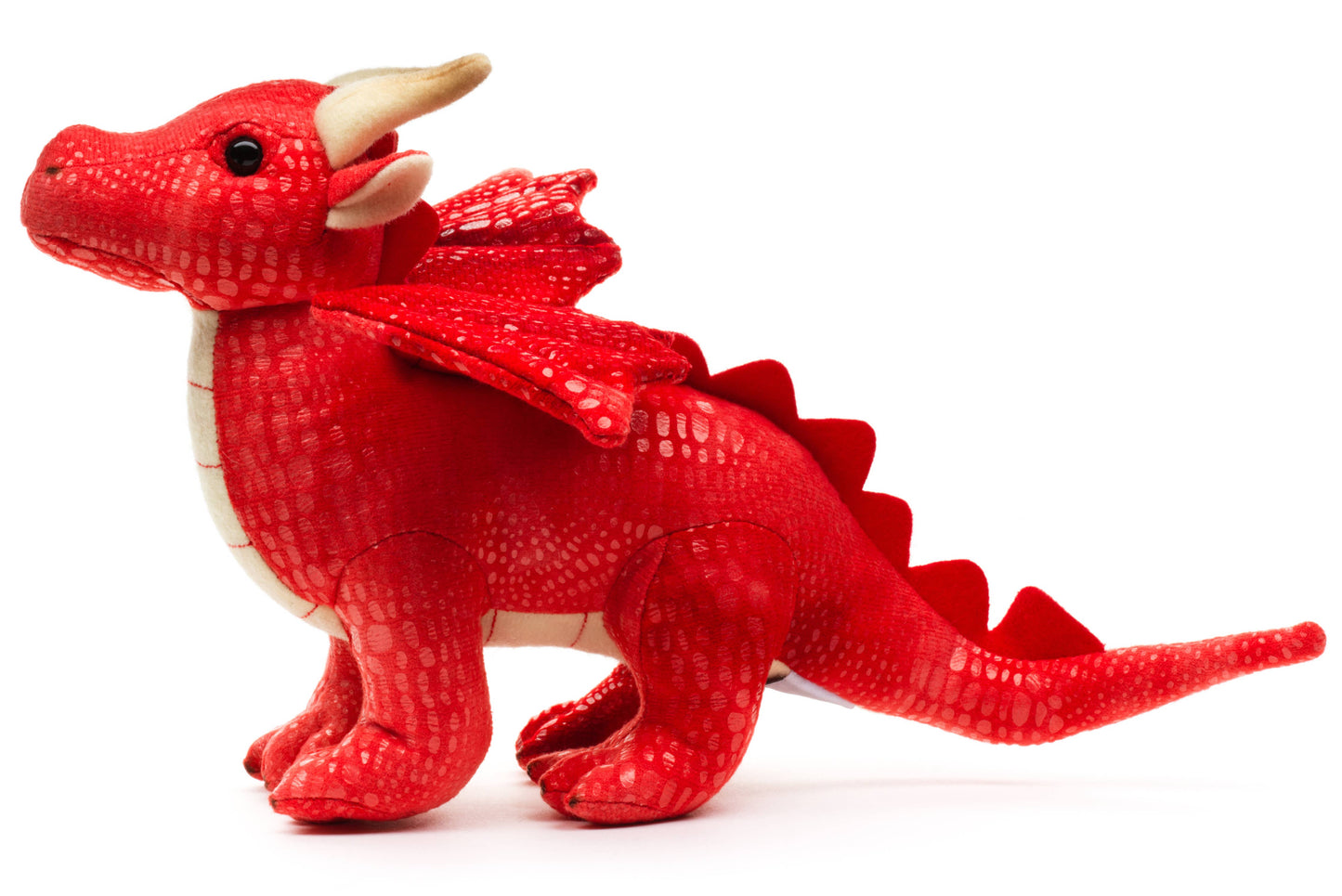 Drago rosso, 26 cm (lunghezza), peluche