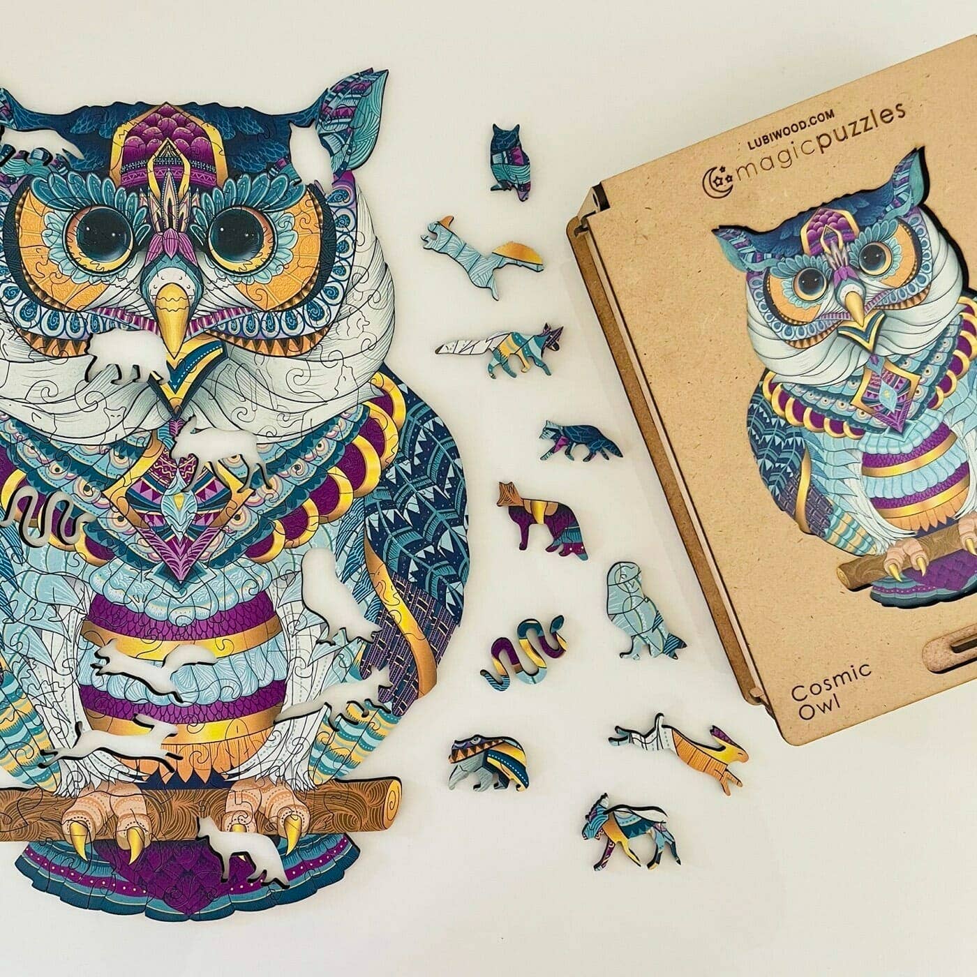 Scatola Premium A4 Cosmic Owl Jigsaw
