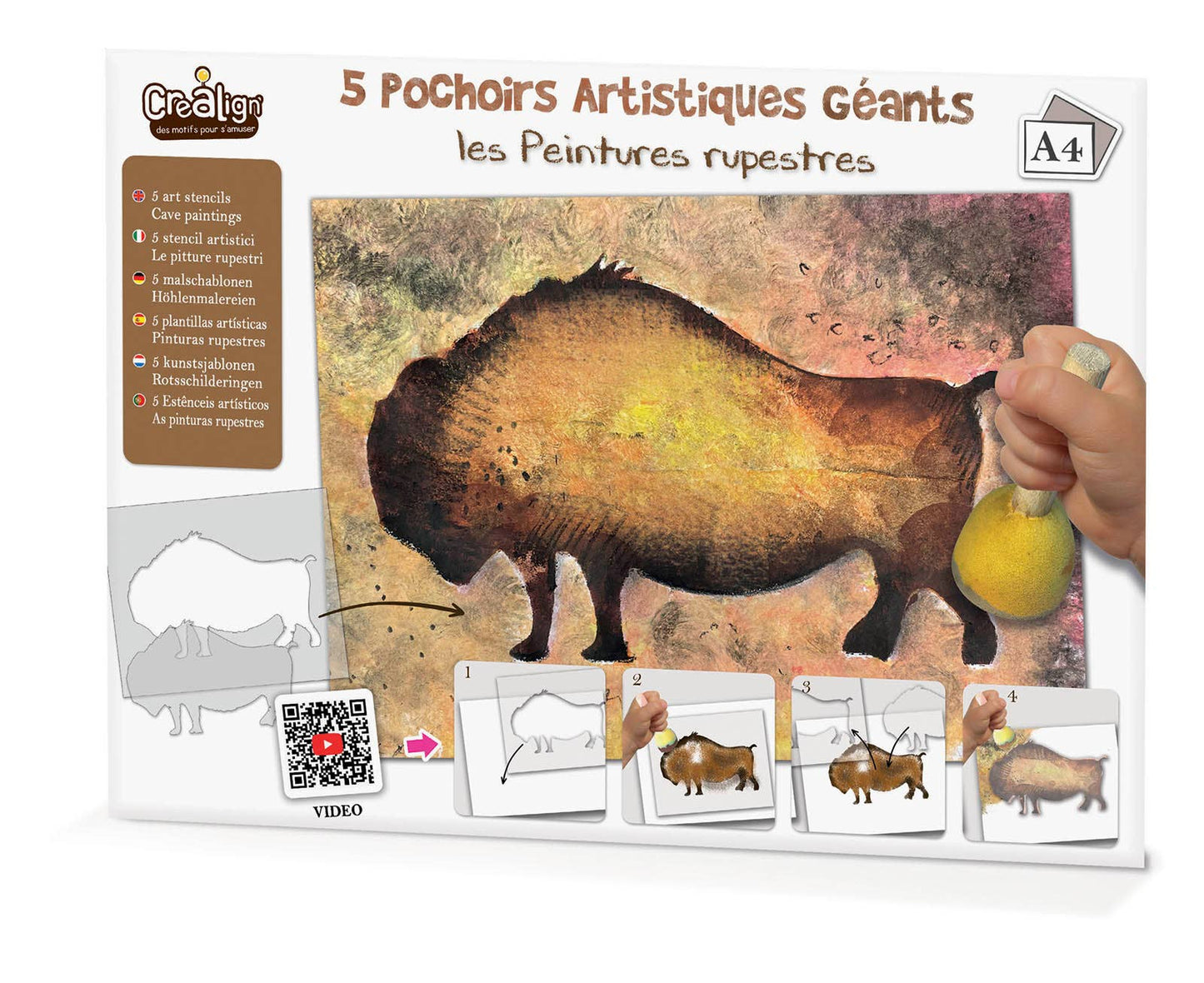 Stencil artistici giganti «The Cave Paintings»
