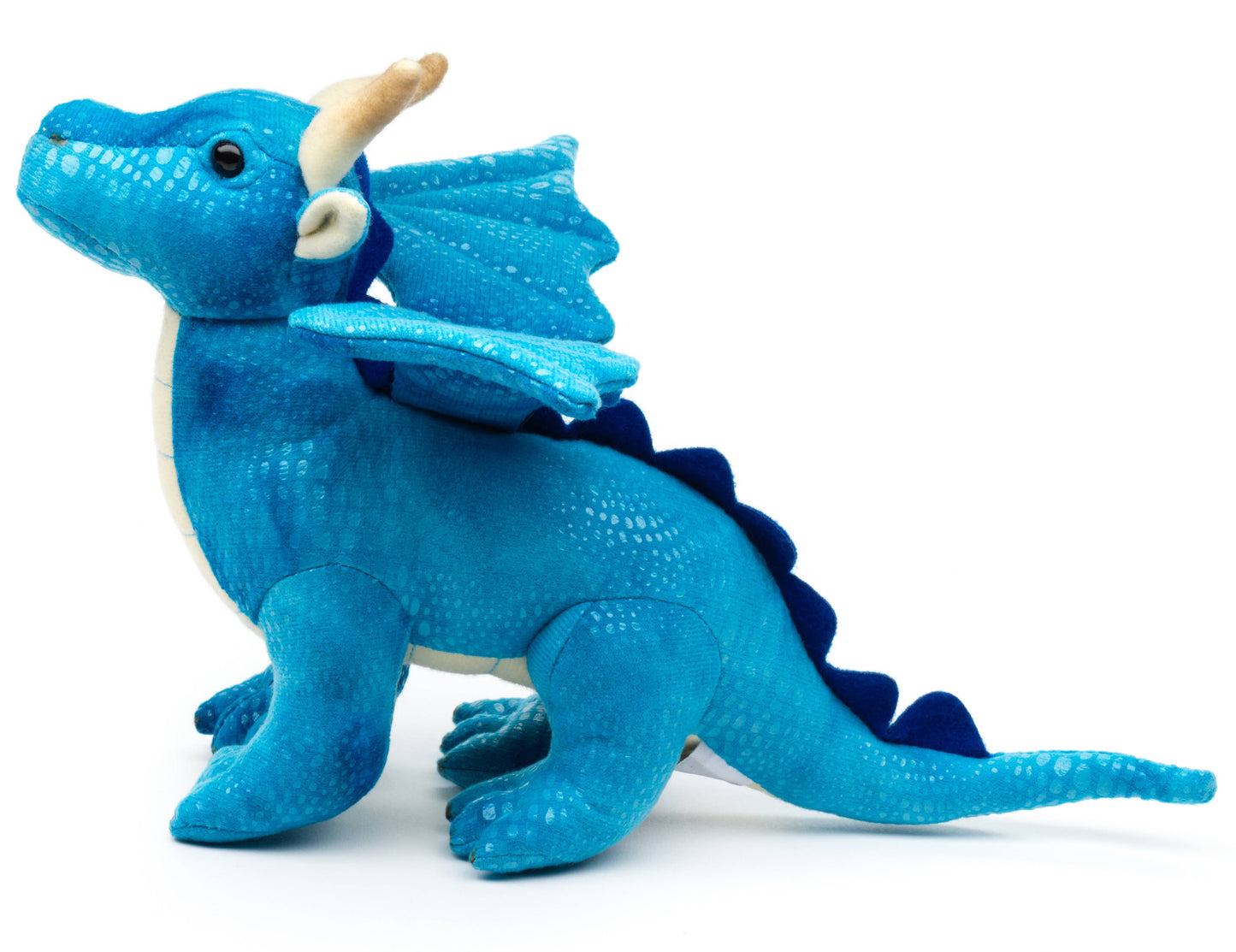 Drago blu, 26 cm (lunghezza), peluche e peluche