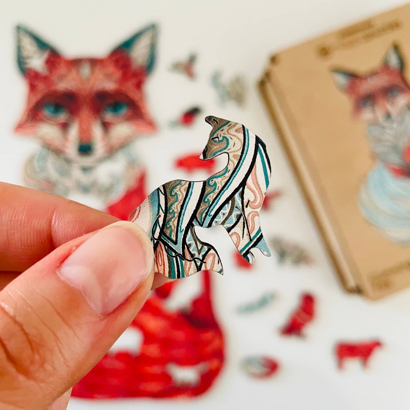 Scatola premium A3 Cunning Fox Jigsaw