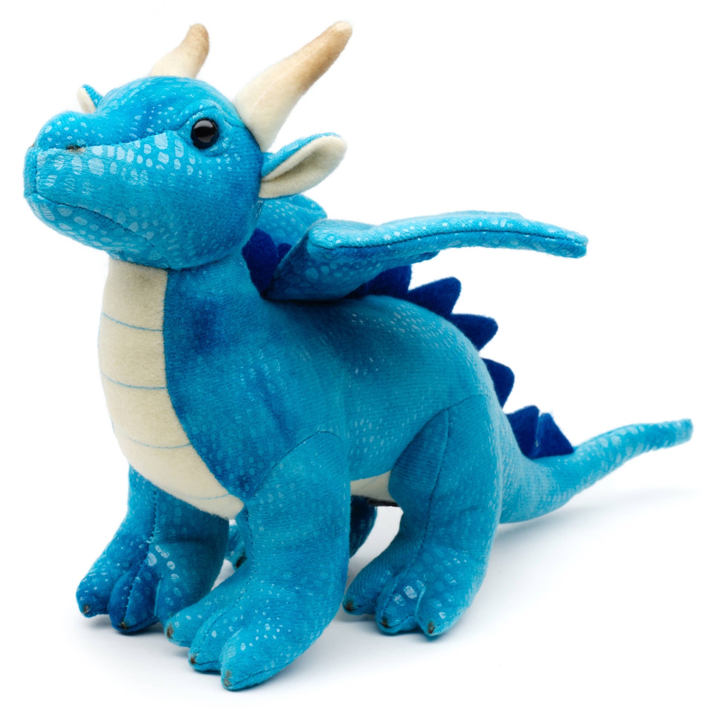 Drago blu, 26 cm (lunghezza), peluche e peluche