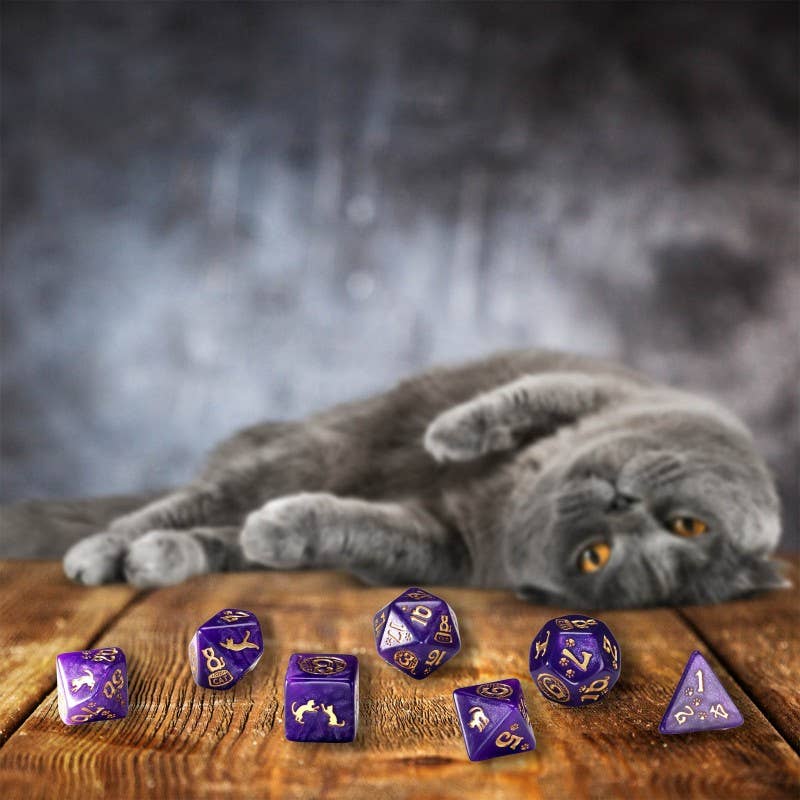 Set di dadi Cats Purrito