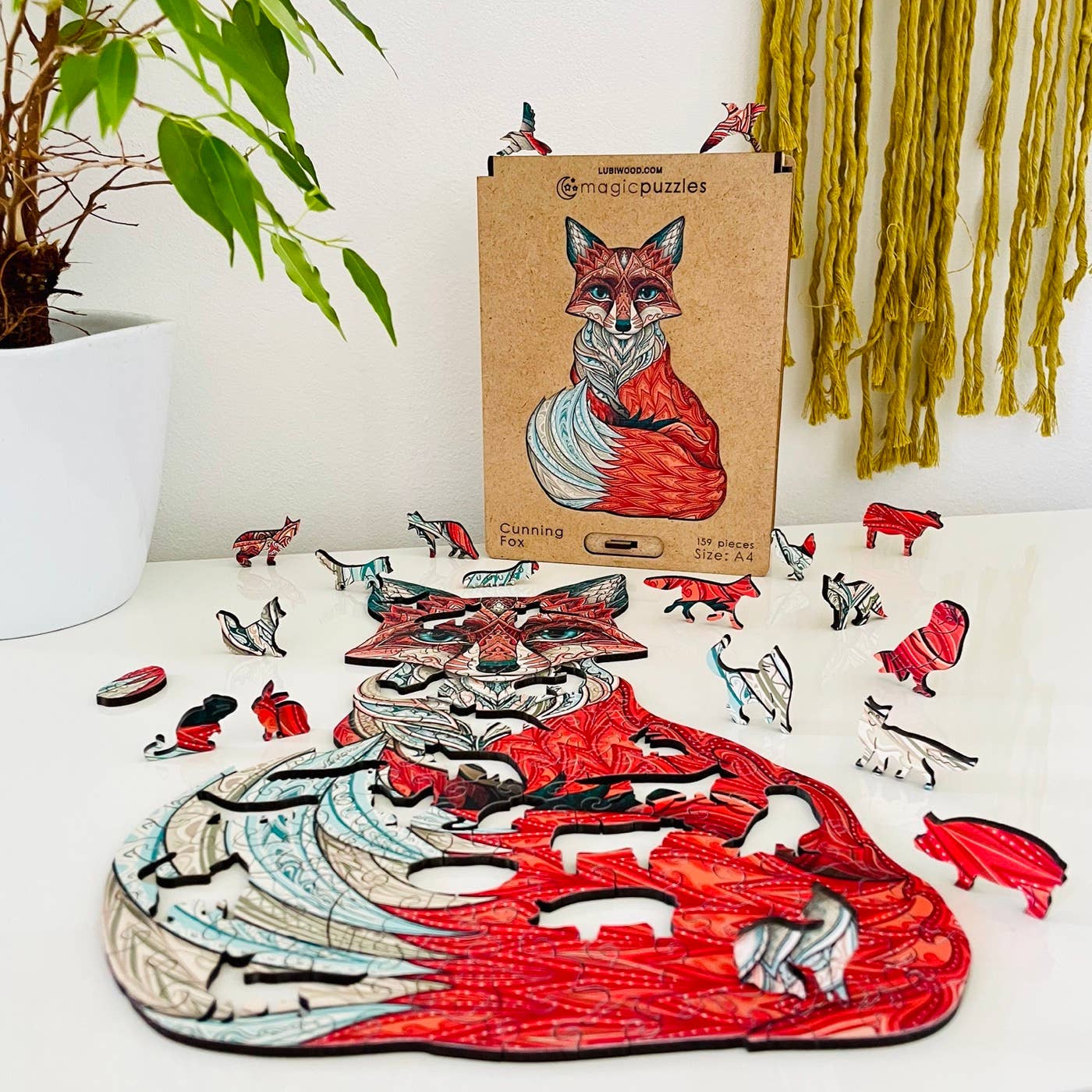 Scatola premium A3 Cunning Fox Jigsaw