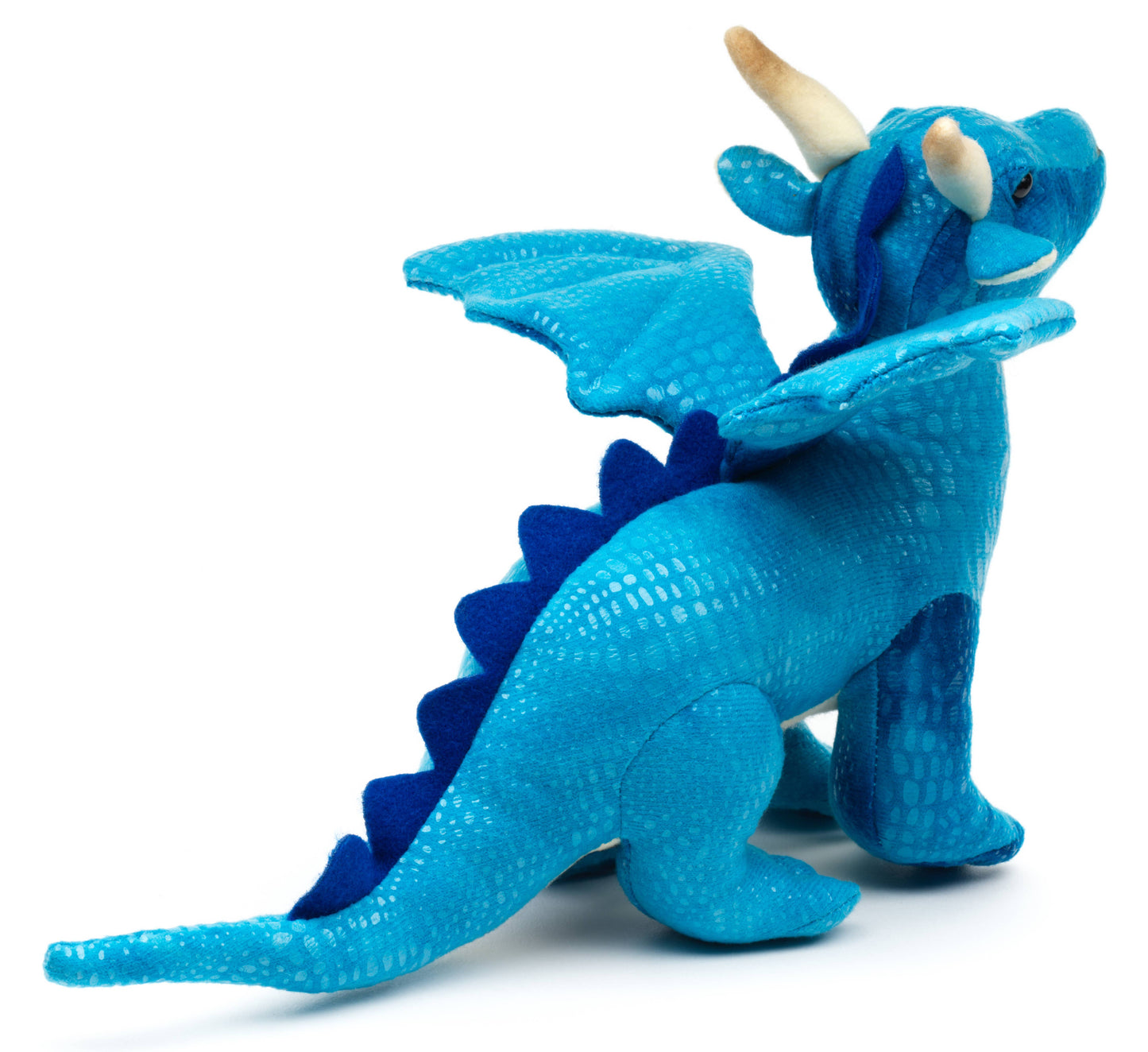 Drago blu, 26 cm (lunghezza), peluche e peluche