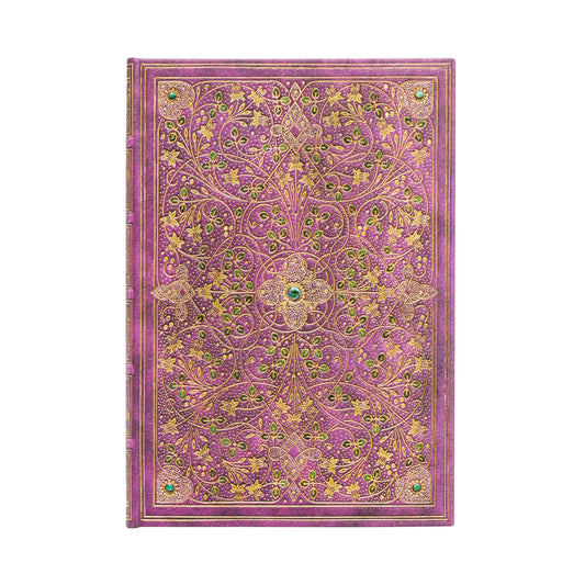 DIAMOND JUBILEE - Diario Paperblanks Bianco - Formato Midi- Chiusura con Fascia Elastica 144p