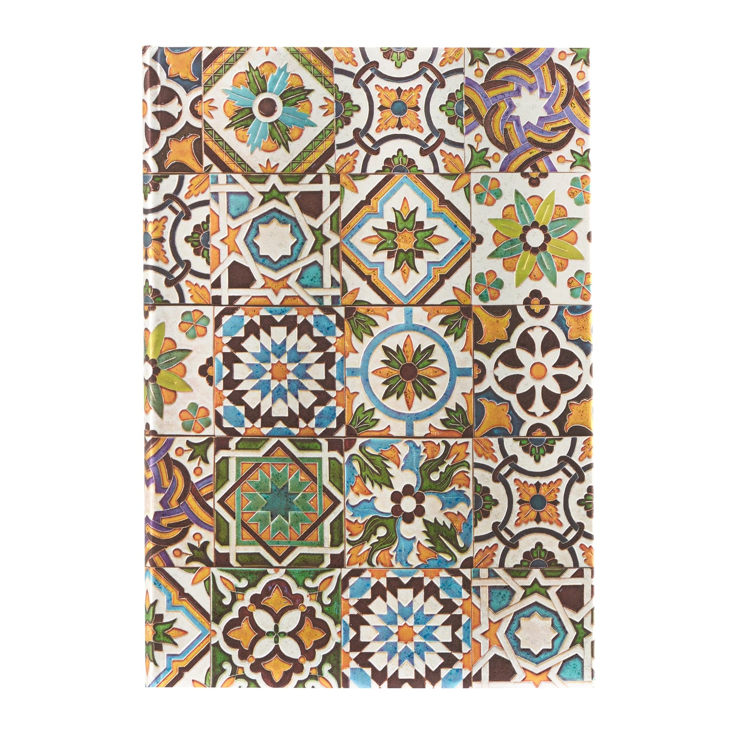 Porto - Diario Paperblanks Bianco - Formato Midi- Chiusura con Fascia Elastica 144p