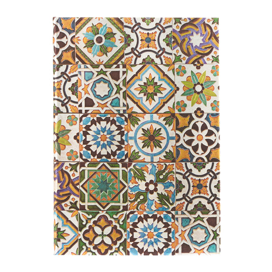 Porto - Diario Paperblanks Bianco - Formato Midi- Chiusura con Fascia Elastica 144p