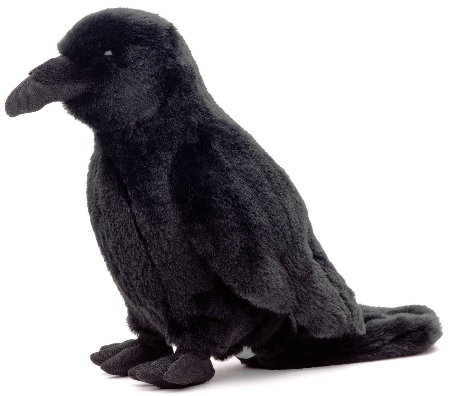 Corvo nero - Con voce che canta - 23 cm (altezza)