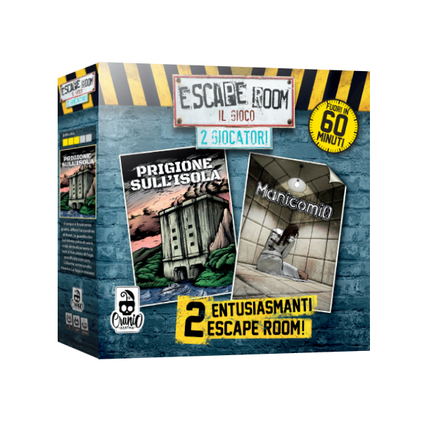 Escape Room 2 giocatori : Prigione sull' Isola e Manicomio