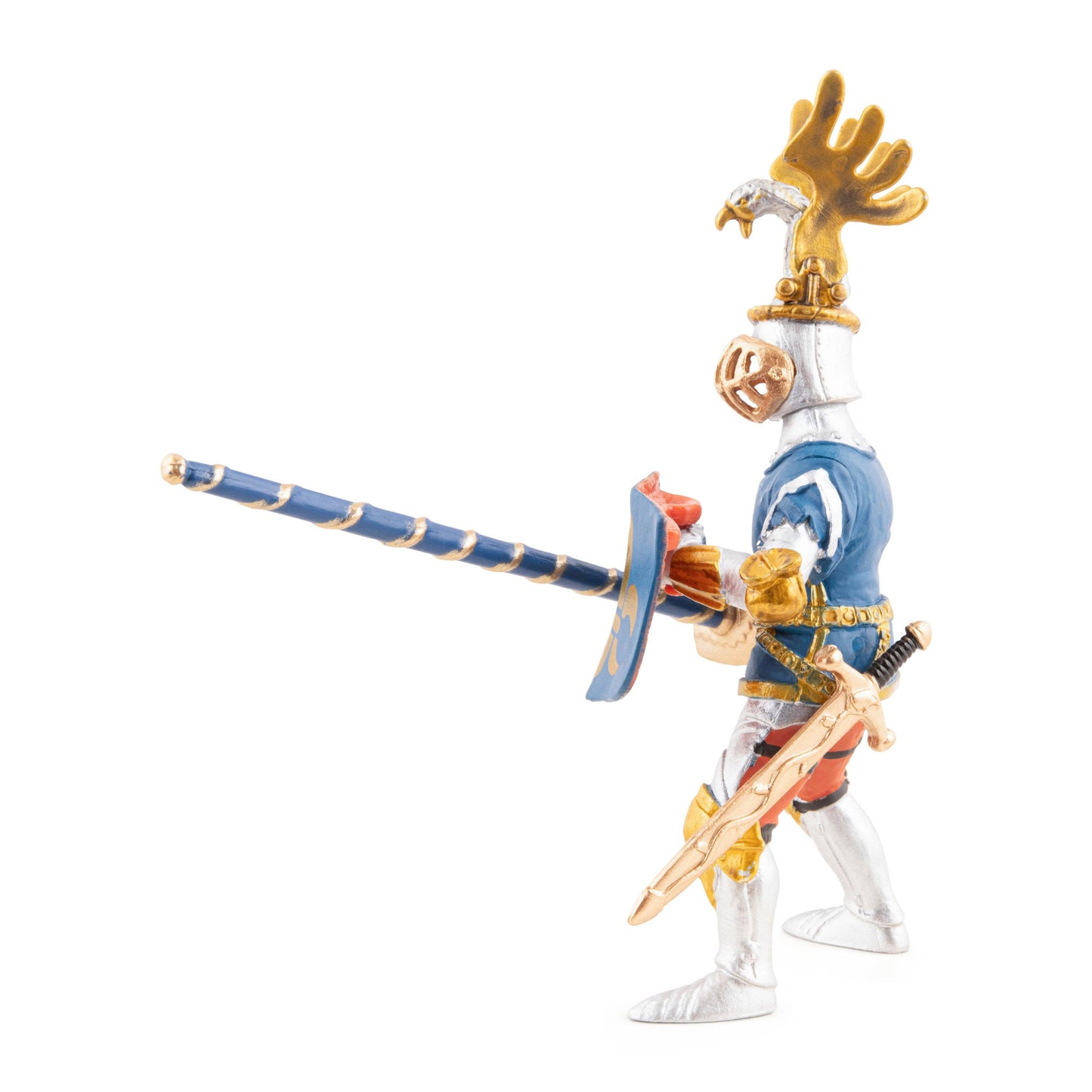 Statuetta Cavaliere Blu con giglio