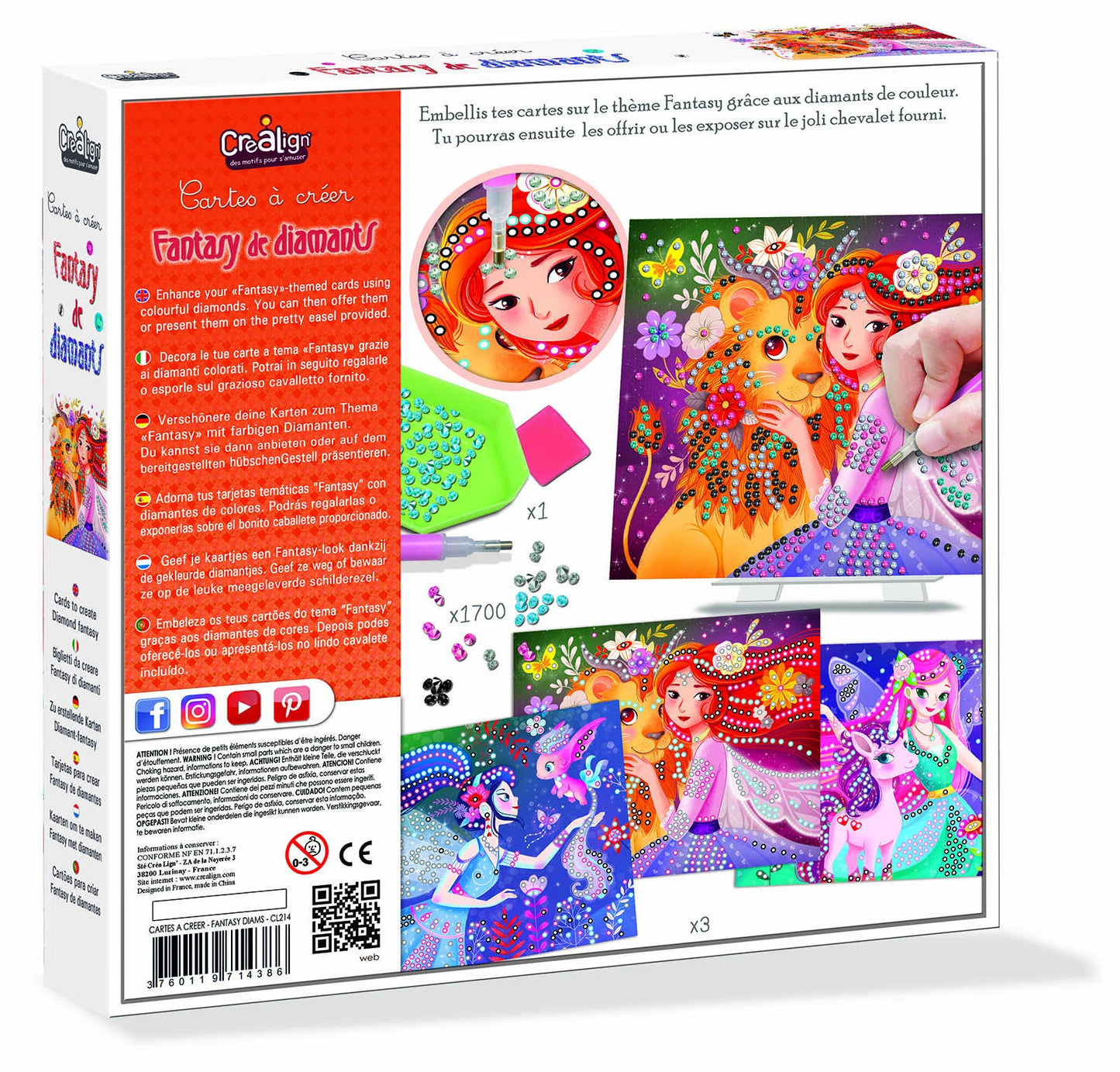 Carte artigianali «Diamond fantasy»
