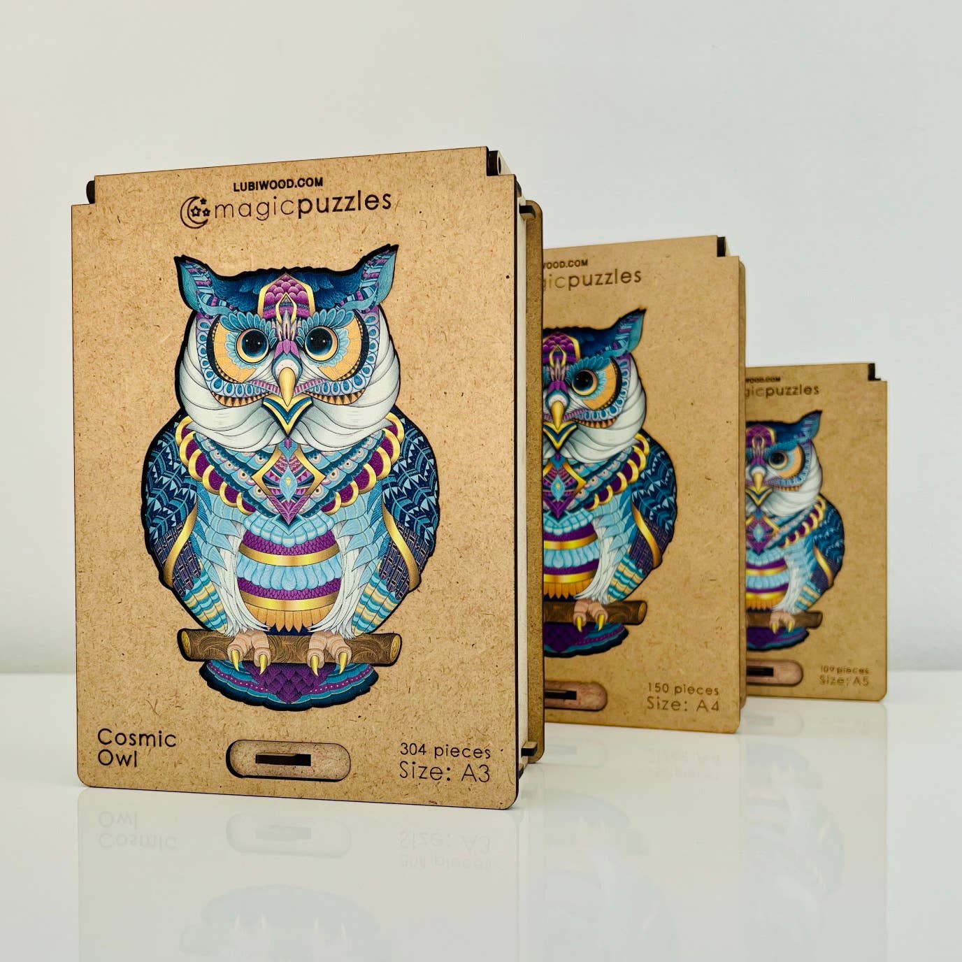 Scatola Premium A4 Cosmic Owl Jigsaw