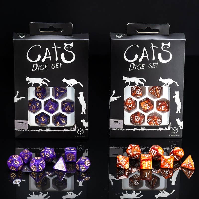 Set di dadi - Gatti