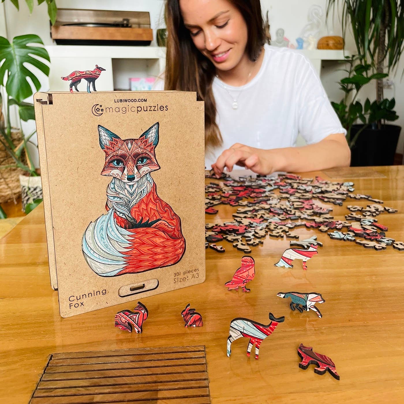 Scatola premium A3 Cunning Fox Jigsaw