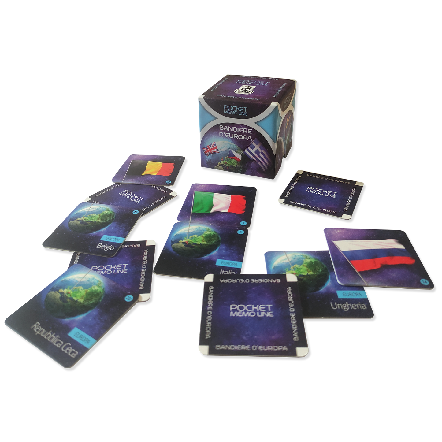 Pocket Memo Line - Bandiere d'Europa - Cranio Creations