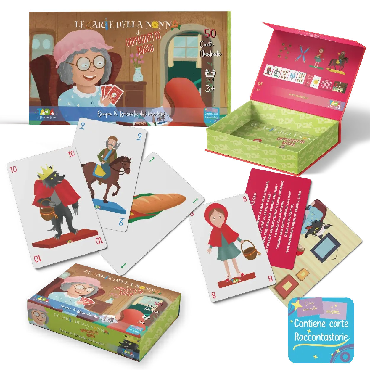 Le carte della Nonna di Cappuccetto Rosso