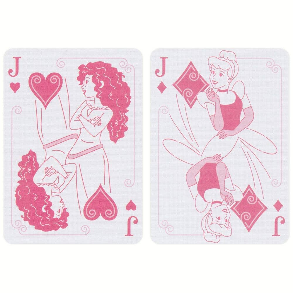 Carte da gioco Bicycle Disney Princess blu navy