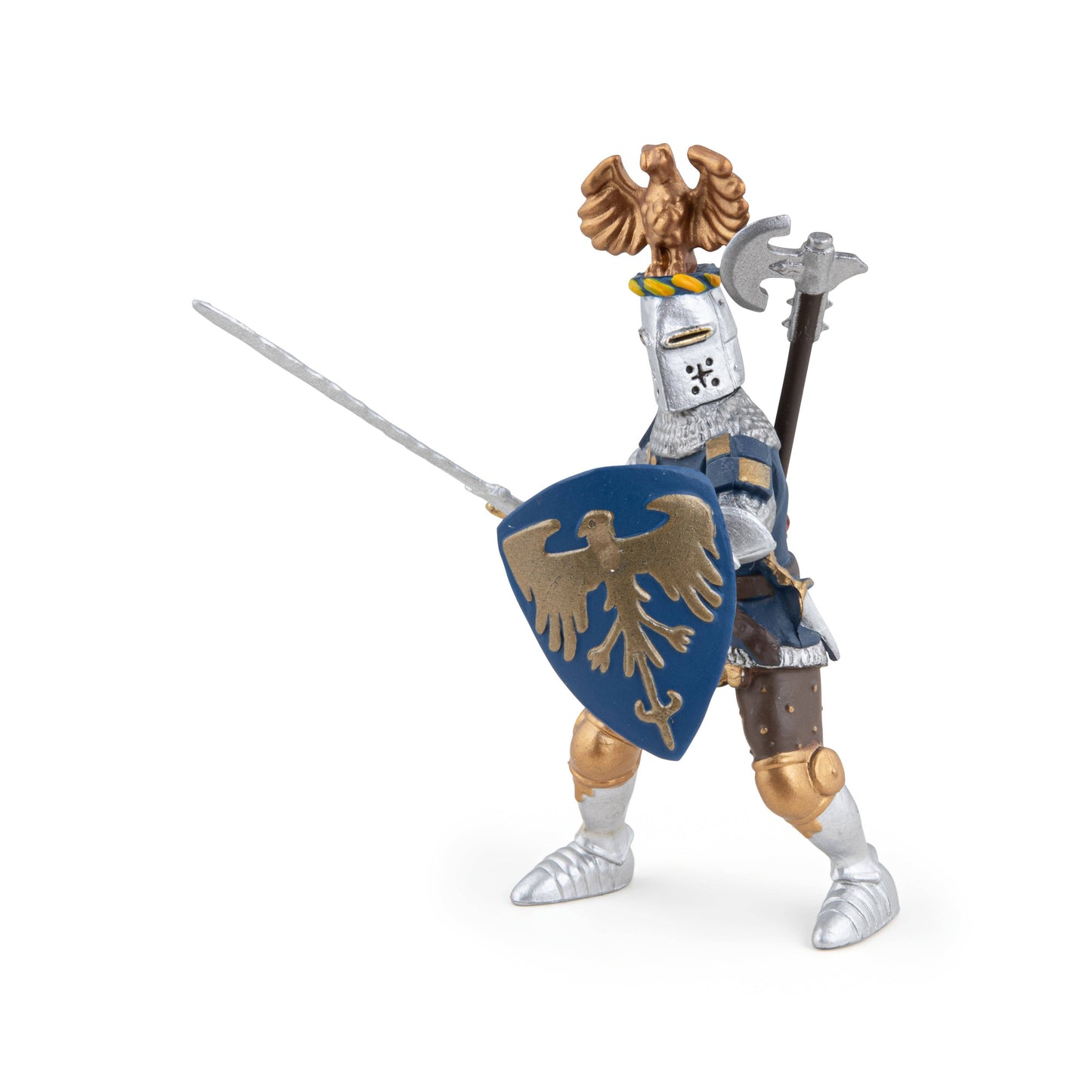 Figurina Cavaliere Blu con cimiero