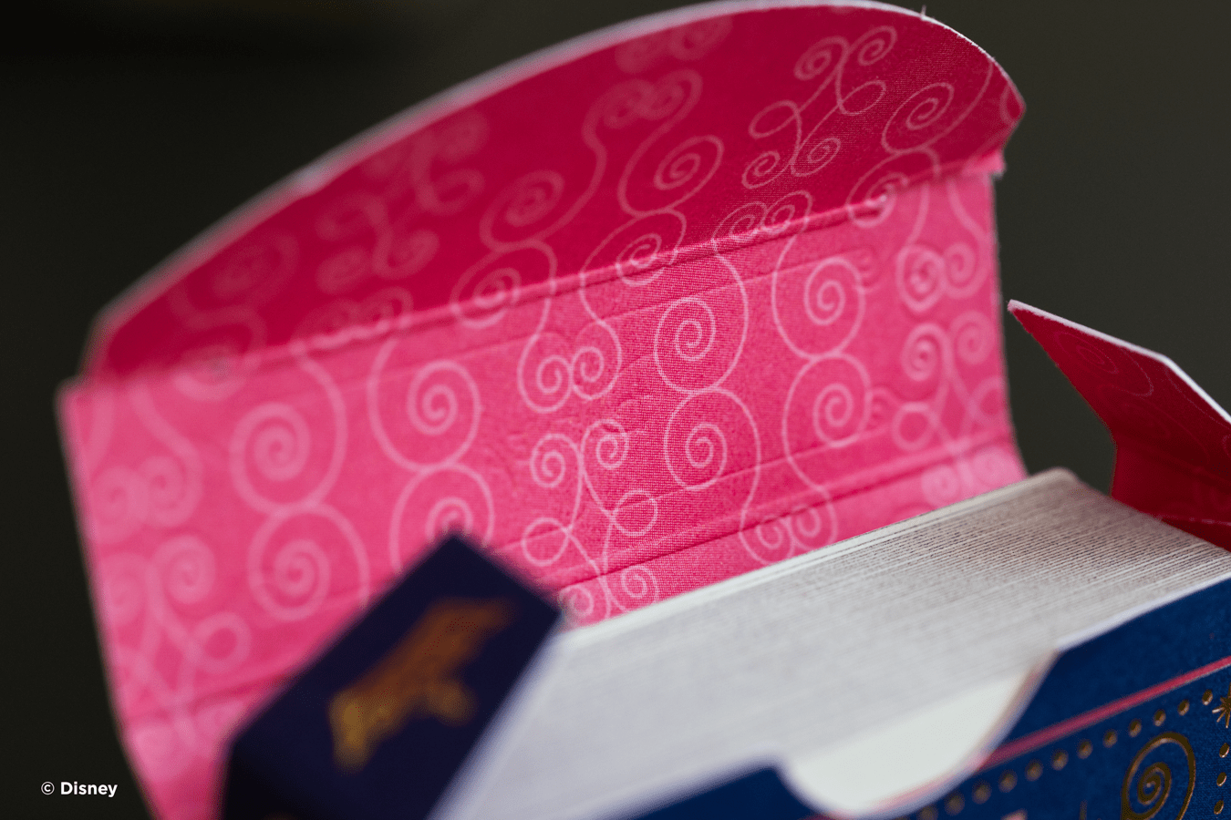 Carte da gioco Bicycle Disney Princess blu navy