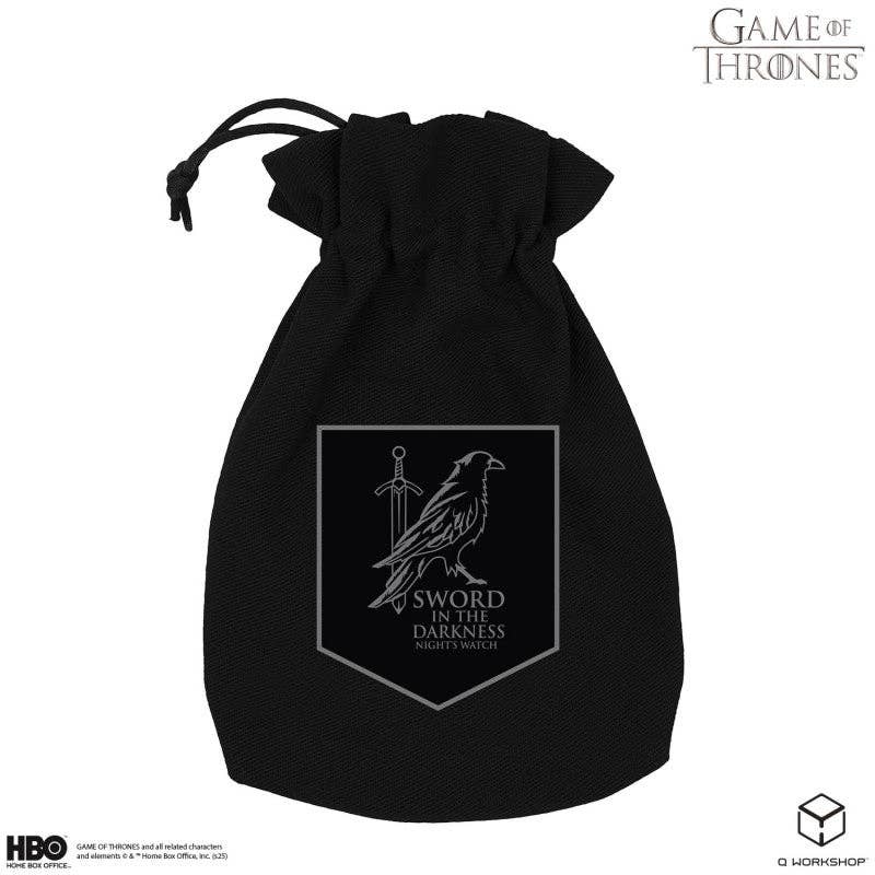 Game of Thrones. Sacchetto per Dadi della Guardia della Notte Q-Workshop