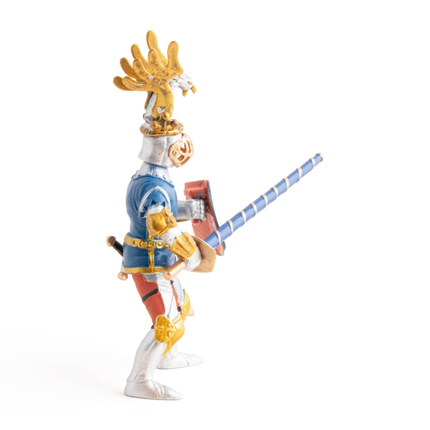 Statuetta Cavaliere Blu con giglio
