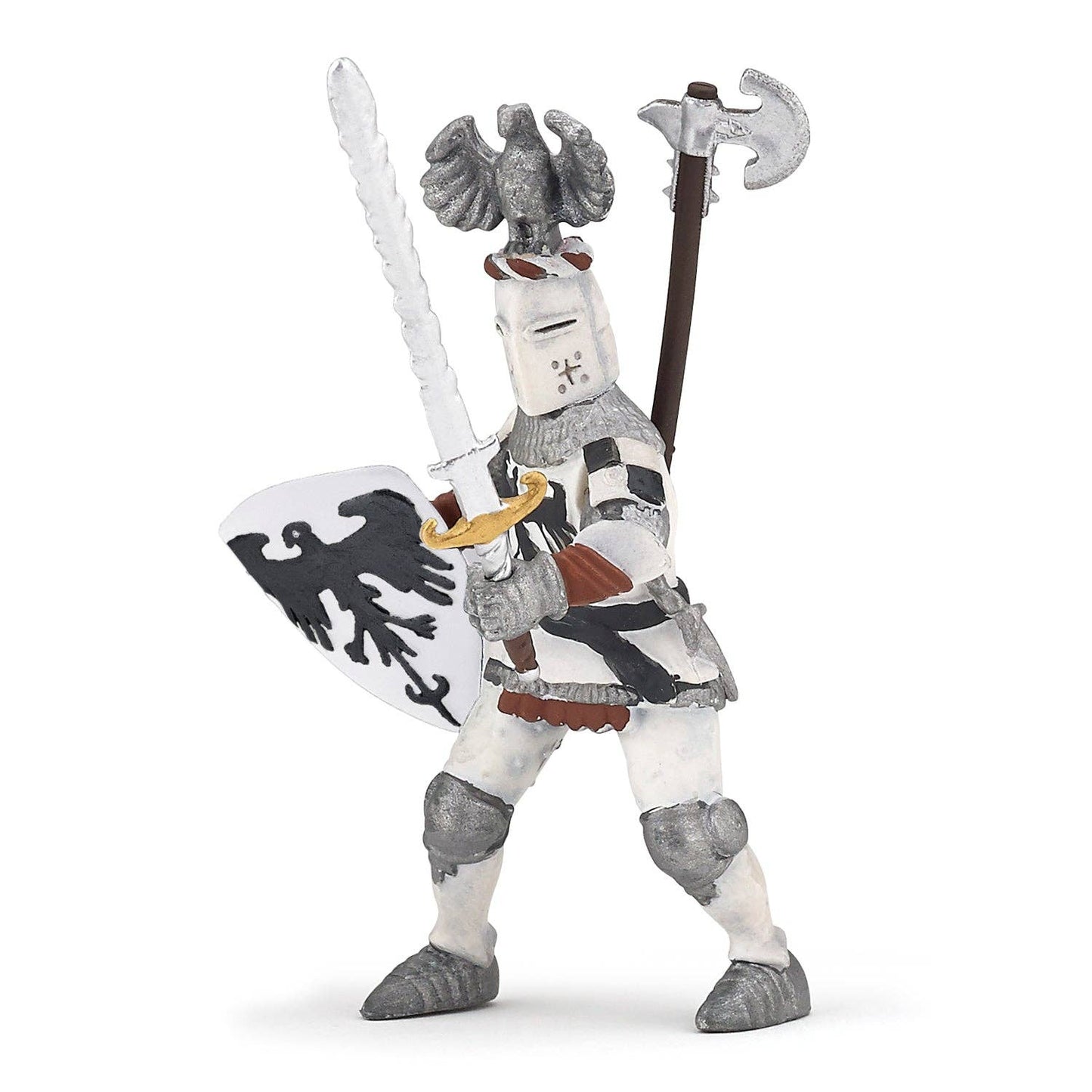 Figurina Cavaliere Bianco con cimiero
