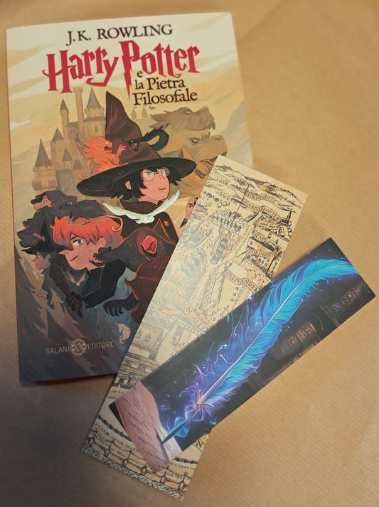 Harry Potter e la Pietra filosofale Copertina Flessibile (Libro+ Segnalibro e Matita)