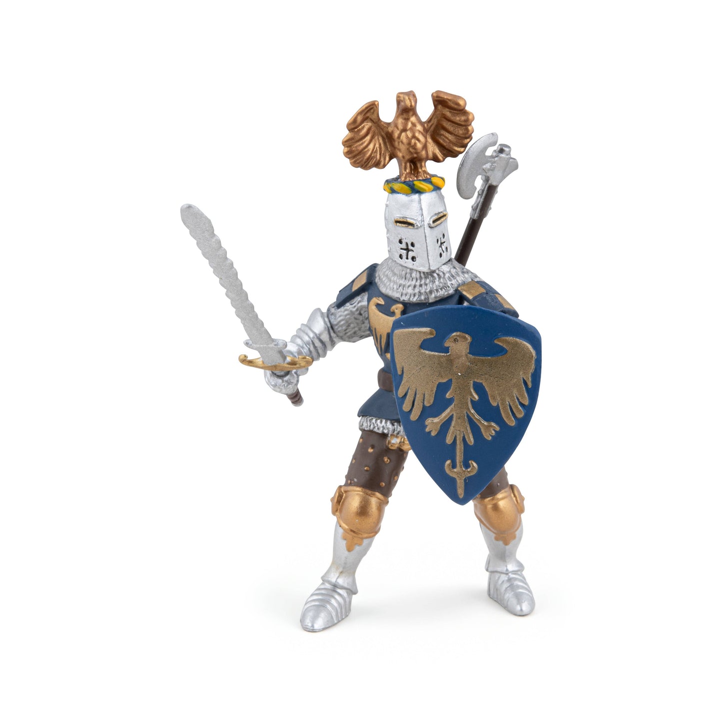 Figurina Cavaliere Blu con cimiero