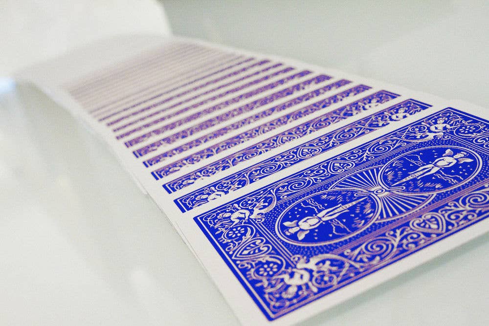 Carte standard per ciclisti, 2 mazzi, blu e rosse