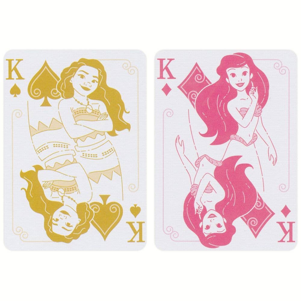 Carte da gioco Bicycle Disney Princess blu navy
