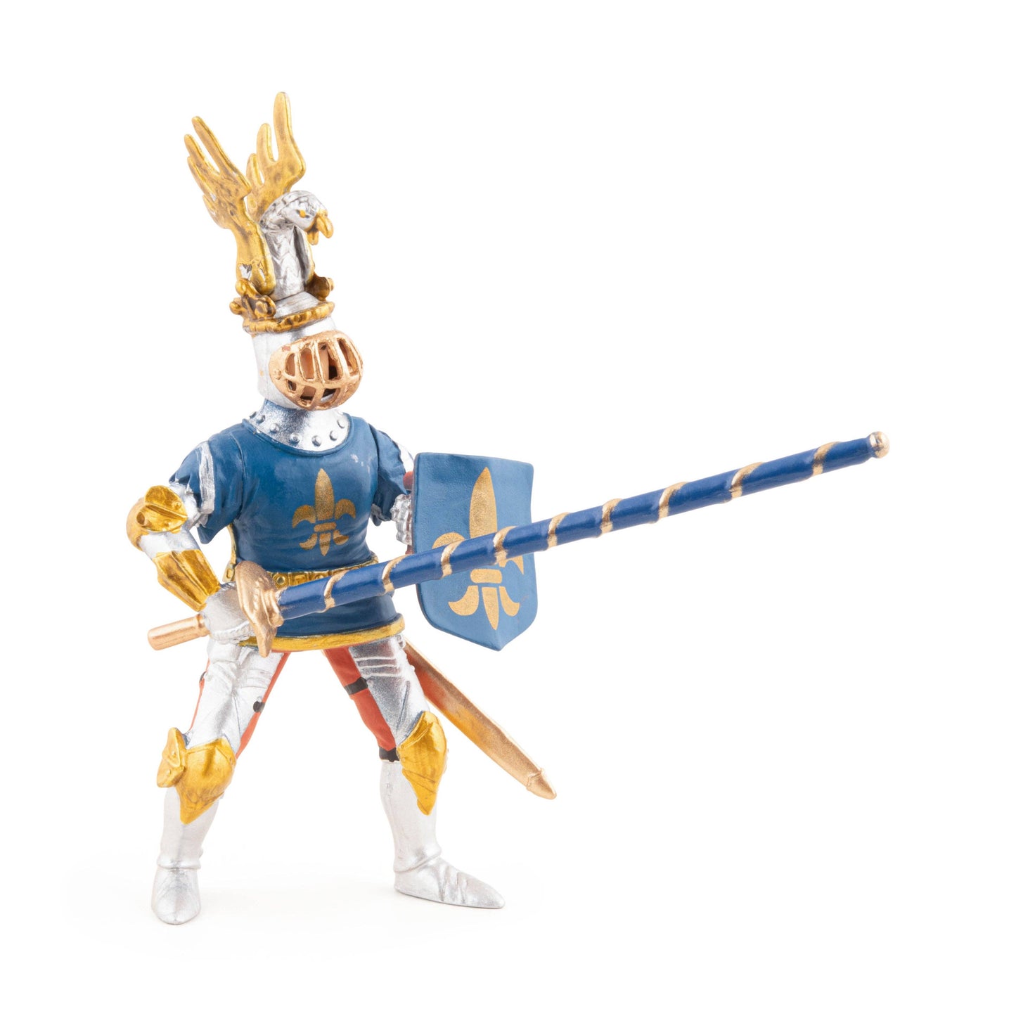 Statuetta Cavaliere Blu con giglio