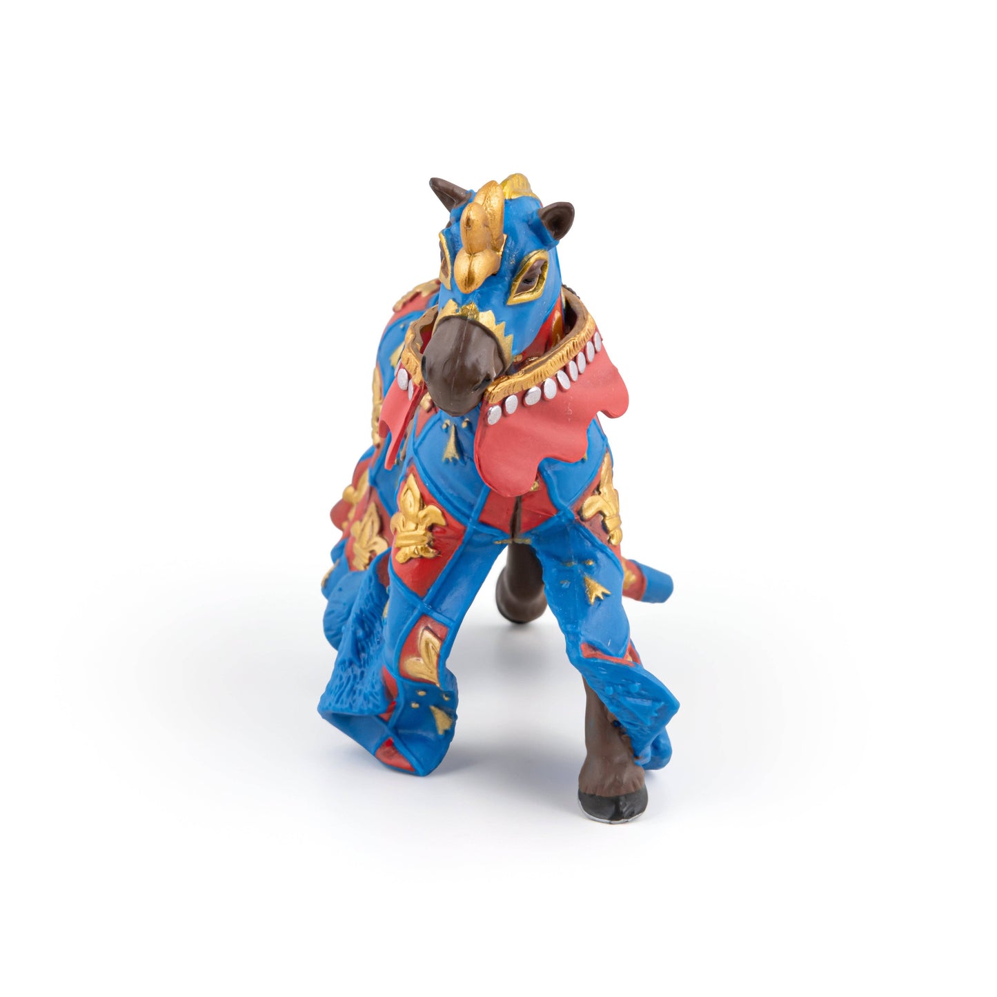 Figurina Cavallo Blu con giglio