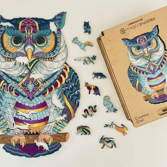 Scatola Premium A4 Cosmic Owl Jigsaw