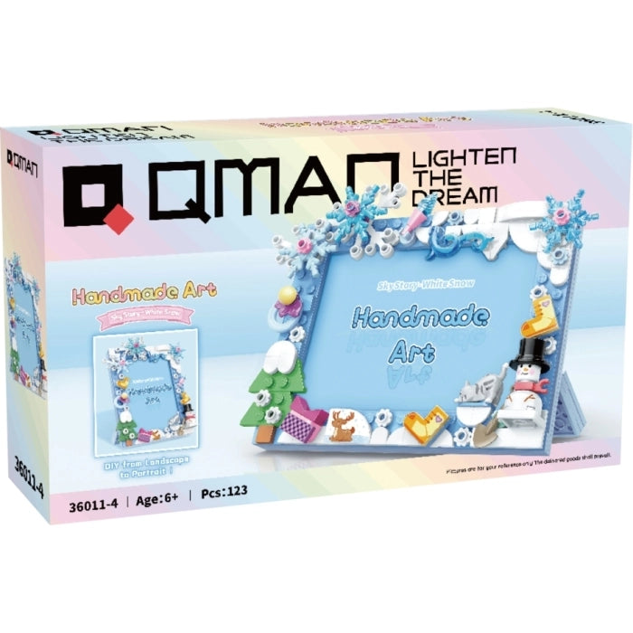 HANDMADE ART - WHITE SNOW - CORNICE PER FOTO