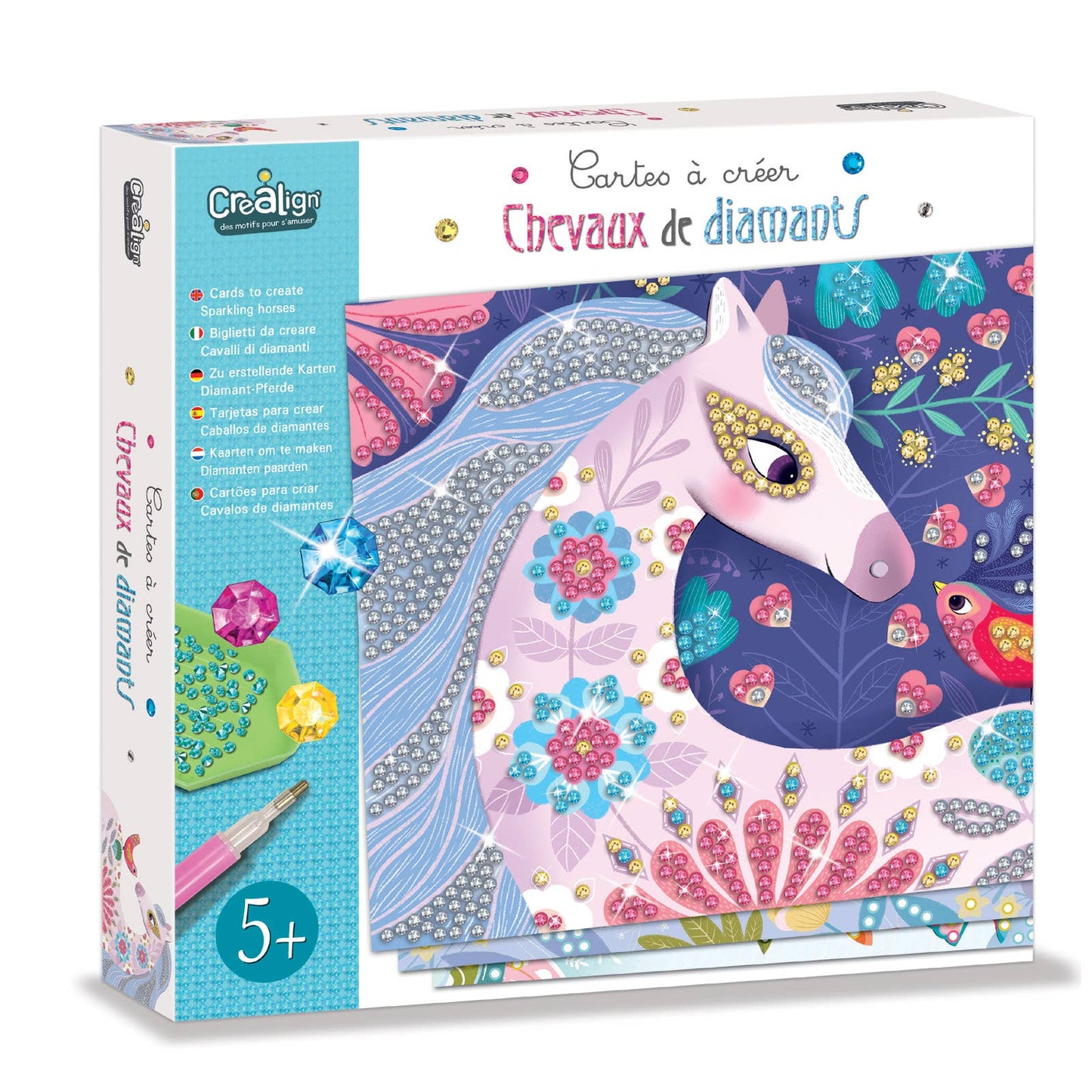 Carte per creare «Diamond Horses»