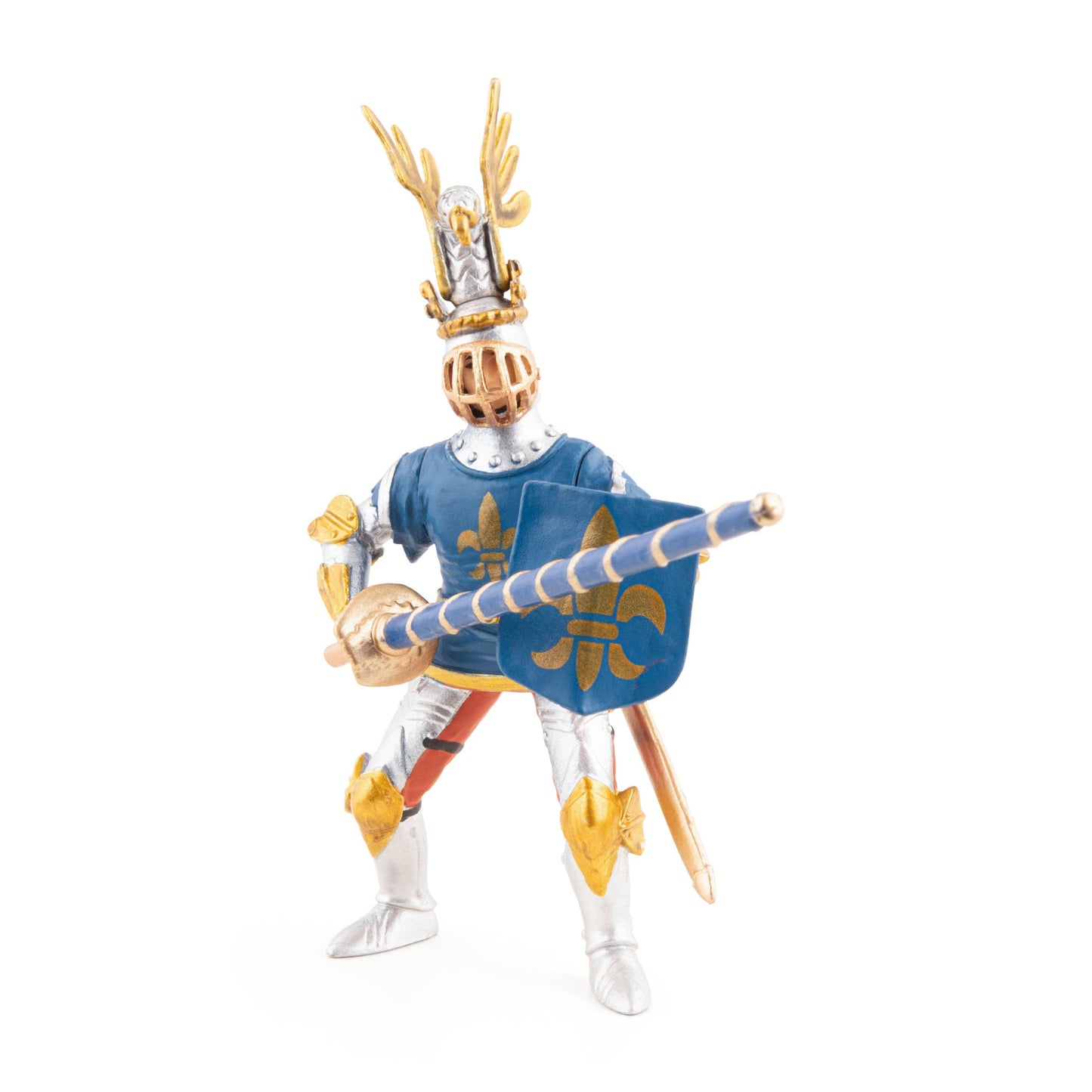 Statuetta Cavaliere Blu con giglio
