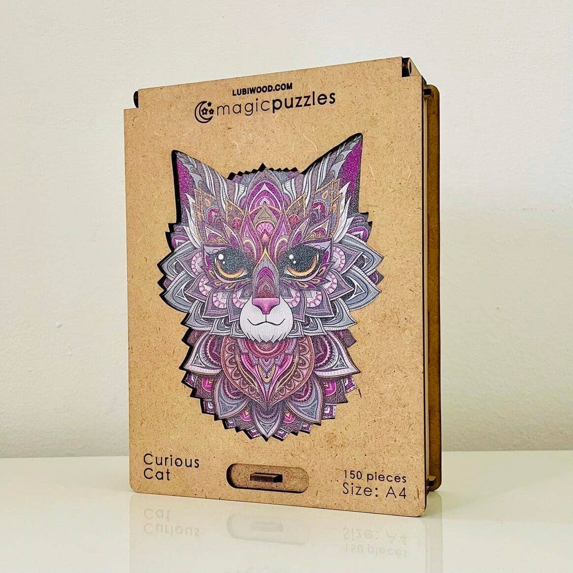 Curious Cat Jigsaw A4 Premium Box