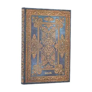 AGENDA 2026 - Blu Lussuoso - MINI ORIZZONTALE - PAPERBLANKS